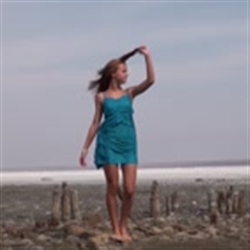 Nikita Dance blue dress Video